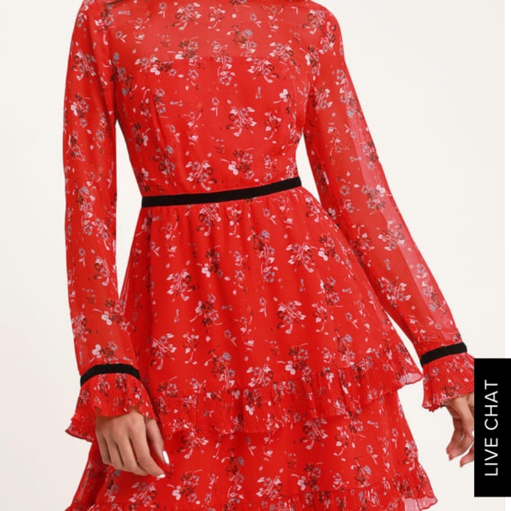Red lulus dress